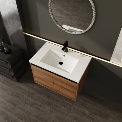 Meuble-lavabo simple avec plateau 29,5 Tifiny
