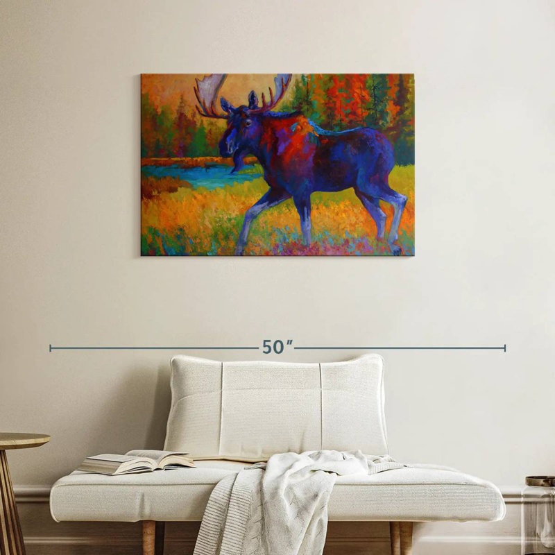 Brampt Majestic Moose, 24" H x 36" W