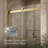 Levity 47.63" x 74" Bypass Shower Door with CleanCoat Technology-69281747-69281745