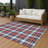 Machine Washable Indoor/Outdoor Chantille ACN2755 Americana Rug-1209772522