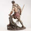 Figurine en bronze coulé à froid 10,83 pouces de hauteur