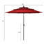 Parasol de marché Gomer-276267953
