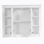 Armoire de rangement pour salle de bain avec 1 tablette réglable, armoire murale avec charnières à fermeture douce