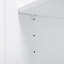 Meuble-lavabo double 84 po blanc avec comptoir en quartz, 2 lavabos en céramique, tablettes réglables, 3 tiroirs et poignées de corrosion pour salle de bain contemporaine avec plateau de 84 po, tablette, lisse-121071667