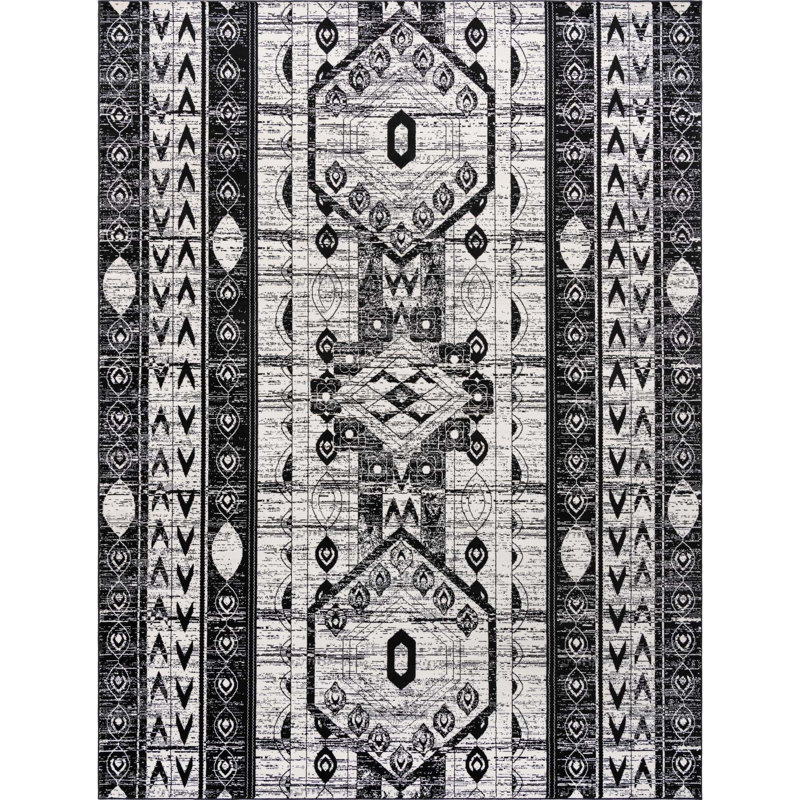 Ibaad Geometric Indoor Rug, Rectangle 10' x 13'1"