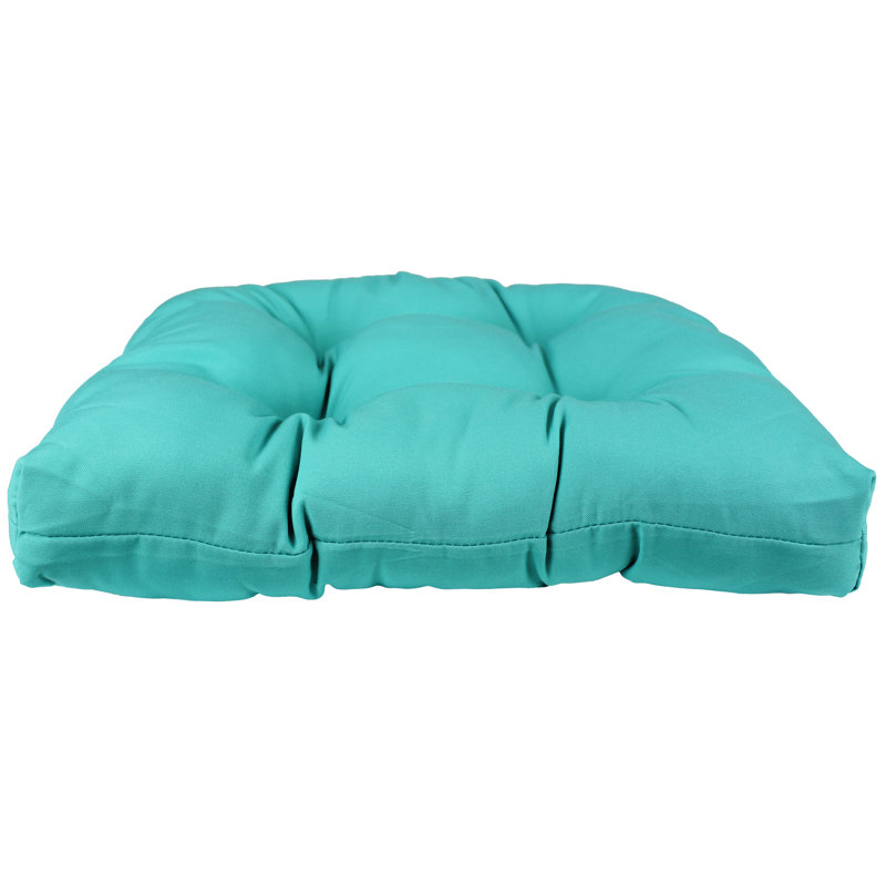 Outdoor 3'' Seat Cushion, Turquoise