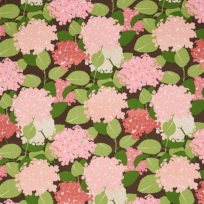 Tissu d'hortensia, Rose
