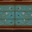 Armoire de rangement élégante de style rétro