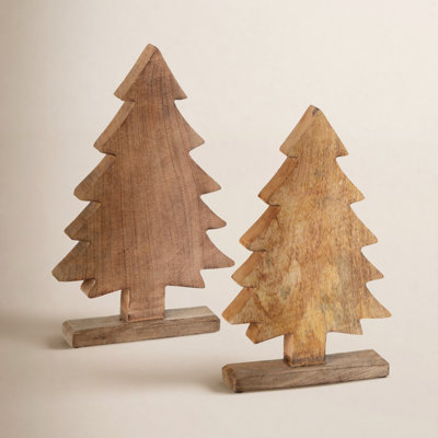 2 Piece Mango Large Tree Accents Set