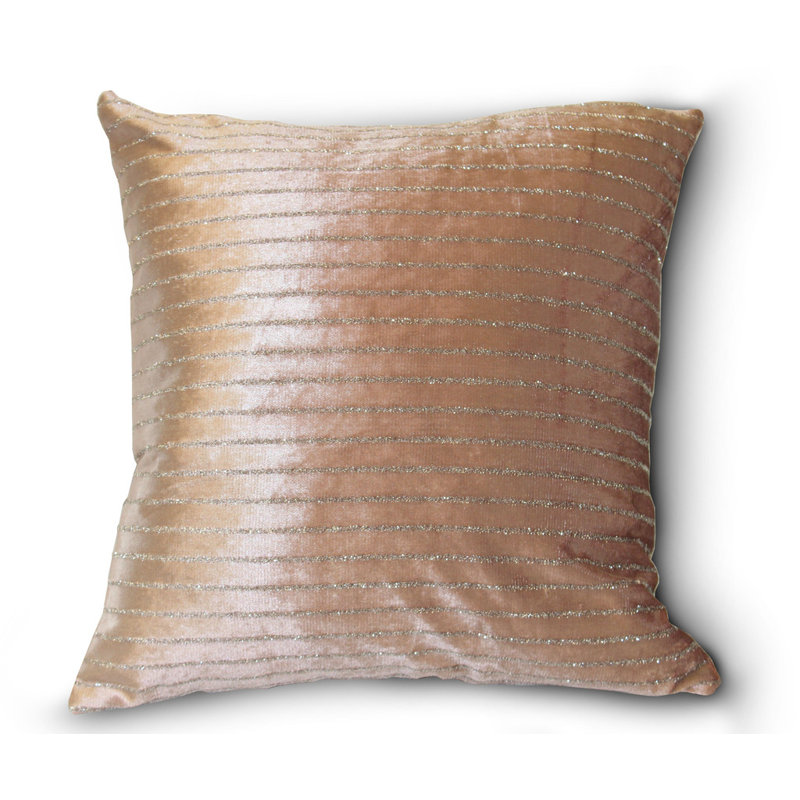Housse de coussin en velours, Lilas