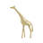 Brass Giraffe Sculpture - Large
