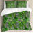 Ensemble de housse de couette en sapin de sapin de noël sur modern abstract backdrop rainforest design-24851756
