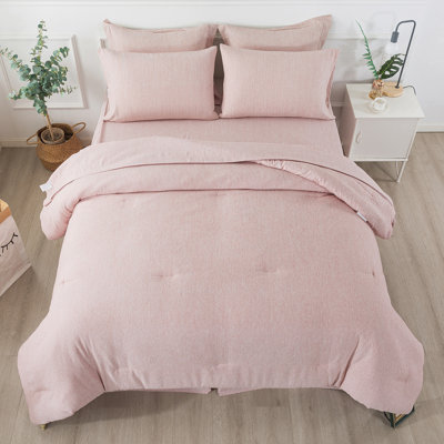 Microfiber Bed in A Bag Comforter Set