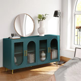 Versatile TV Stand With Abundant Storage And Customizable Shelves For Large Tvs