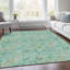 Tapis turquoise Xhevrie intérieur / extérieur lavable à la machine-154668637