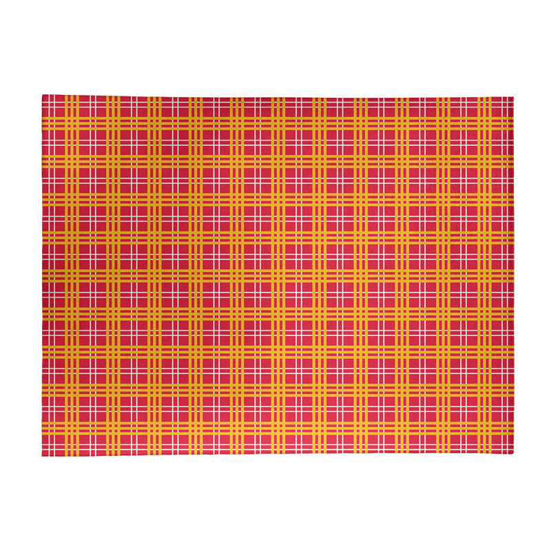 Tapis rouge à carreaux, Rectangle 9 pi x 12 pi