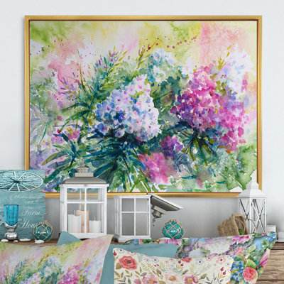 " Purple Pink White Flowers Lilacs "