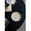Assiette décorative en marbre avec bordure surélevée - 12 po x 12 po x 1 po - Crème-757061179