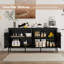Buffet avec DEL et station de charge-614251419