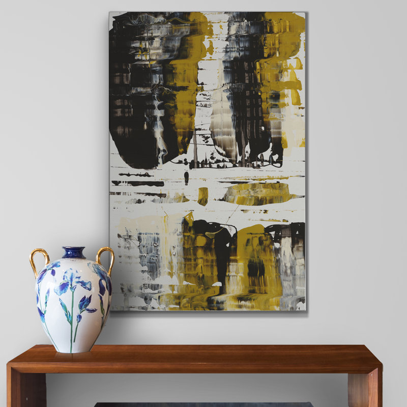 « wc velocity gold », peinture sur toile tendue, H 12 po x l 8 po x P 1 po