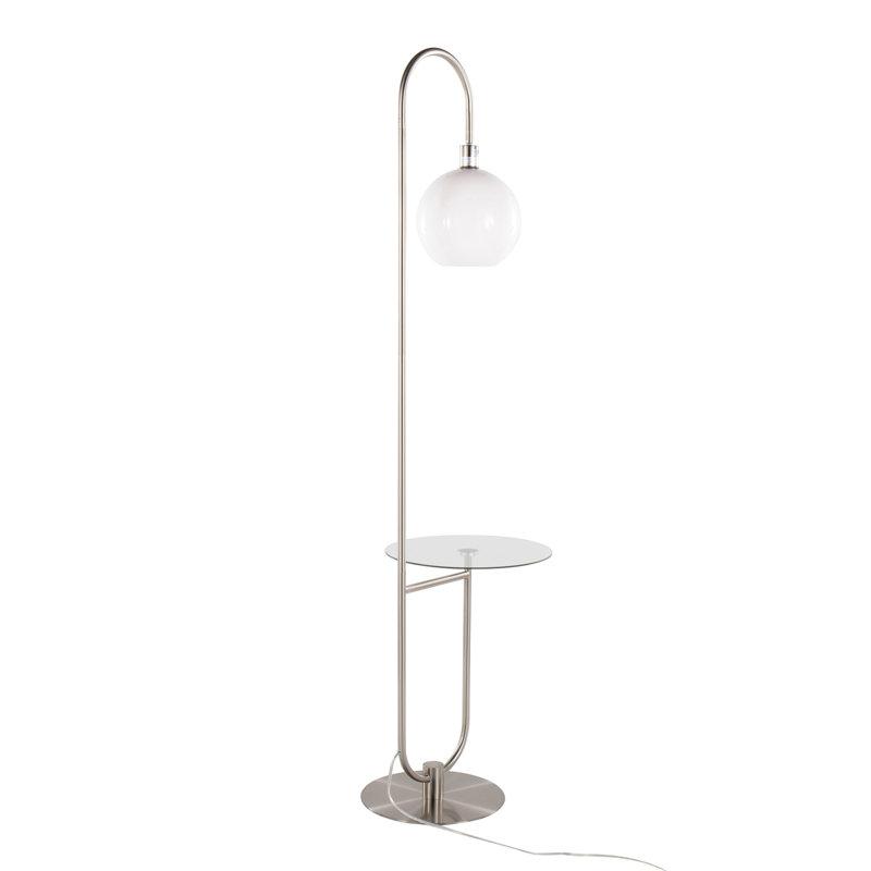 Trombone Contemporary/Glam Floor Lamp