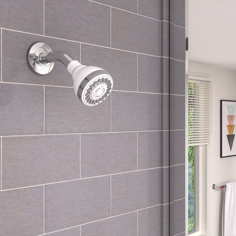 Stylewise Massage Adjustable Shower Head, White