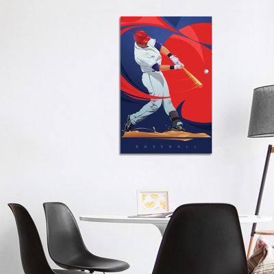 Baseball by Nikita Abakumov - Print on Canvas