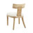 Blaise Modern Rustic Expandable Rubberwood Dining Set