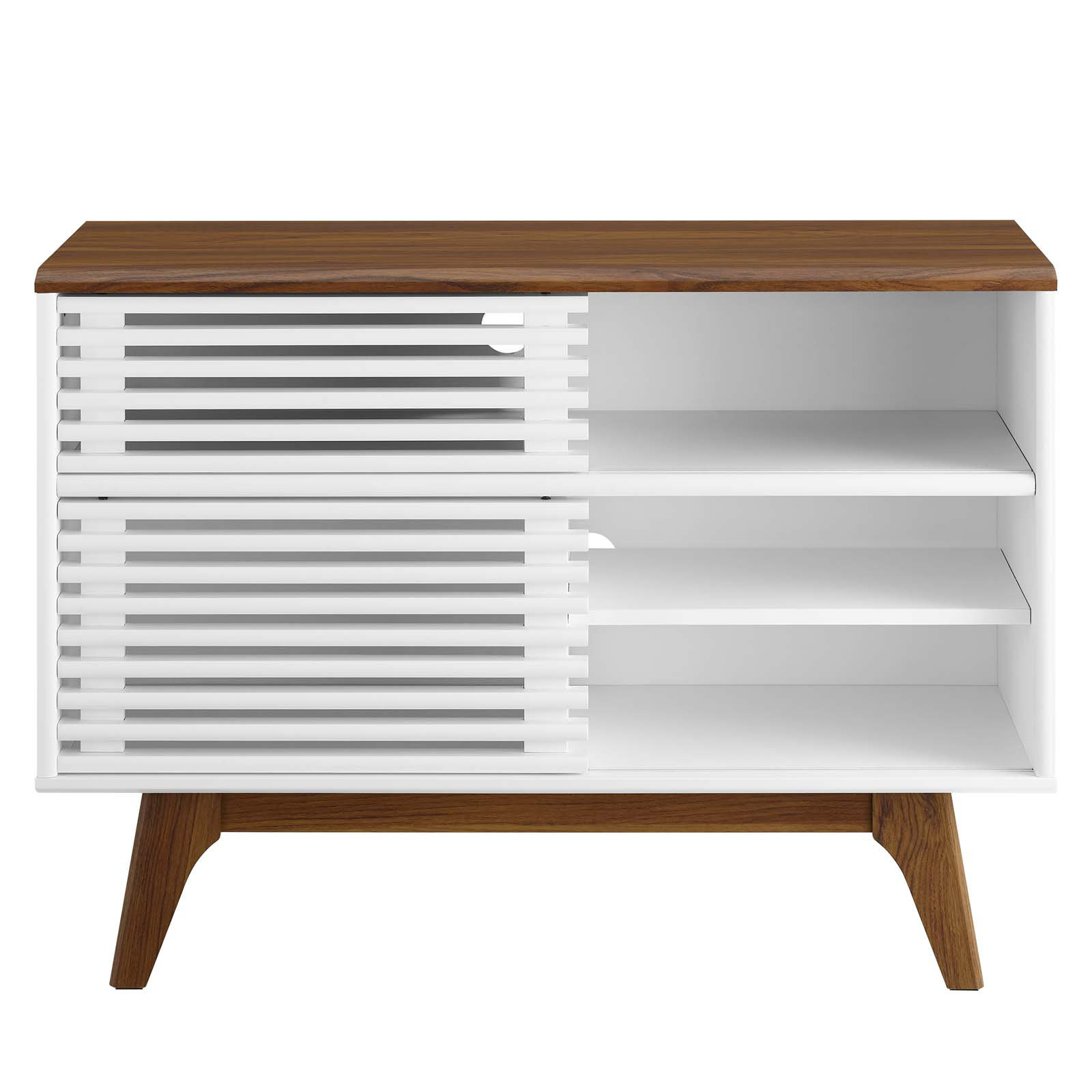 Render Media Console, Walnut/White