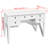 VidaXL Writing Desk Computer Desk Laptop Table Home Office Workstation Wood-345883364