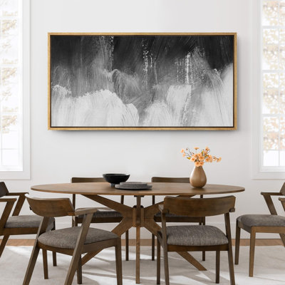 «Minimal Landscape», impression abstraite encadrée sur toile