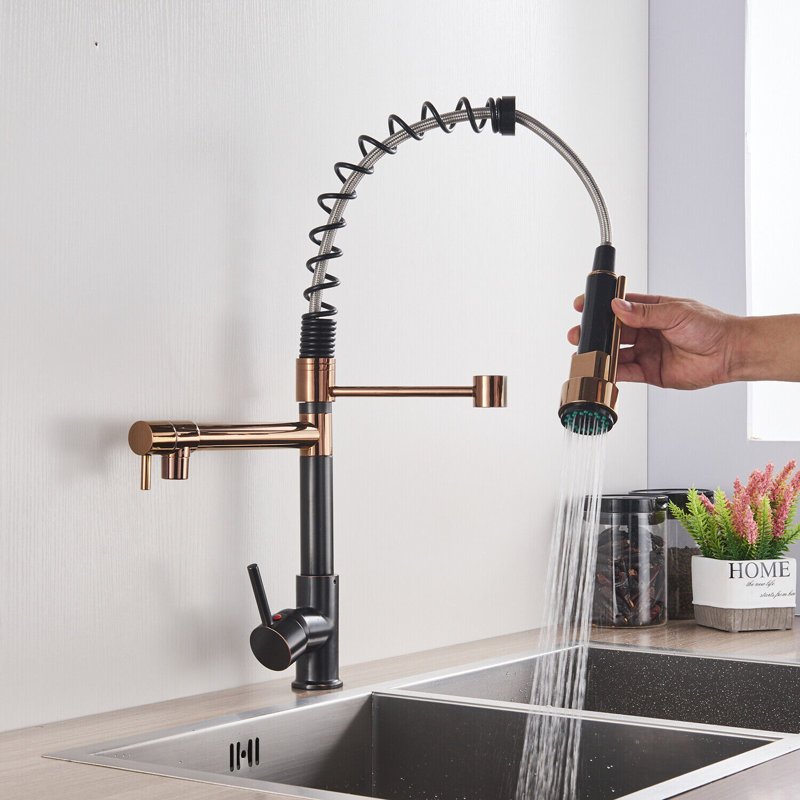 Belfry Kitchen Pershing Pull Out Kitchen Faucet