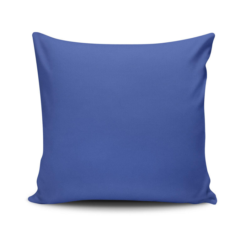 Coussin décoratif, 17,0 x 17,0 pouces, 50% coton / 50% polyester, lavable à la machine, repassable, rembourrage en silicone, fermeture à glissière dissimulée | Coussin décoratif doux et élégant pour le salon, la chambre à coucher et le bureau