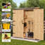 Remise de rangement en bois massif H 5 pi x l 4 pi