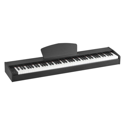 Piano numérique lesté, 88 touches lestées, piano électrique à double clavier et haut-parleurs, avec pédale de sustain, fonction d'enregistrement, 238 sonorités, connexion sans fil, idéal pour les débutants, sans support