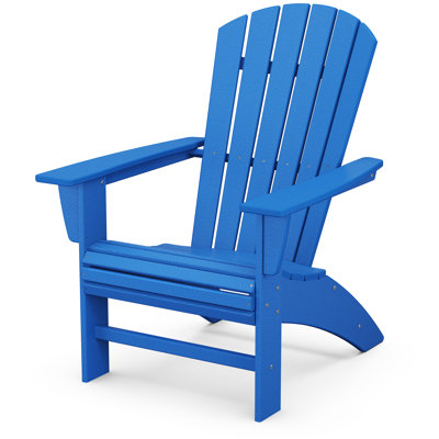 POLYWOOD Nautical Curveback Adirondack Chair