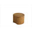 Ensemble de 2 tables basses 43,9 "en rotin rétro incrusté | Fonction de rangement, finition naturelle