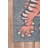 Opus Decorative Woven Based Orange Green Tiger Patterned Carpet-338375578