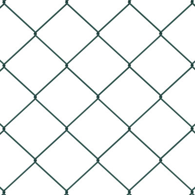 Vidaxl Chain Link Fence With Posts Steel