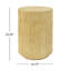 Table d'appoint cylindrique, texture semblable au bois