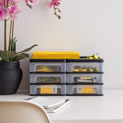 3 Drawer Stackable Drawer