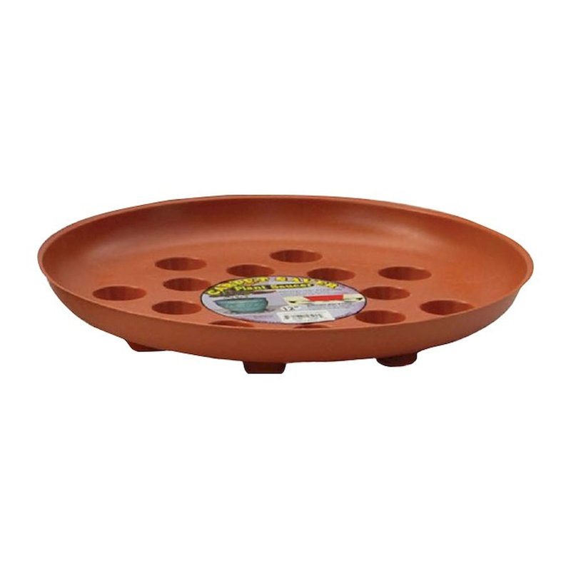 Économiseur de tapis rond Gortt, H 1 po x l 14 po x P 14 po, Terracotta