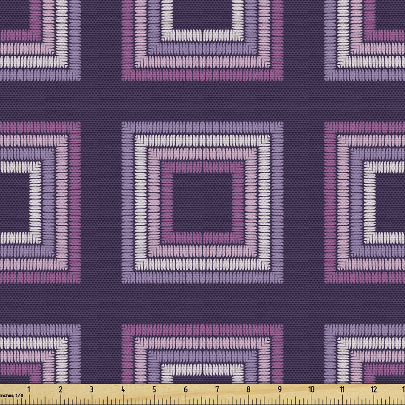Charvis Nested Ornamental Squares Multi-Purpose Fabric