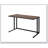 Modern USB Charging Desk – Tyrese Collection, KD Design, Rectangular Computer Table with Open Base