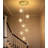 7 Lights Glam Crystal Pendants Chandelier-889084245