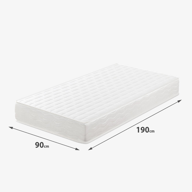 Afrin Bonnel Open Coil Mattress 7in/18cm Height, Single (3')