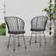 CHAISE, 2PCS avec 2 coussins, gris