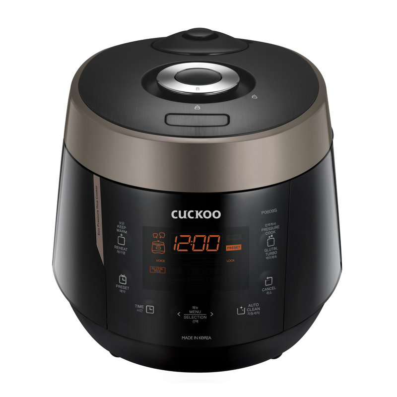 Cuiseur à riz haute pression 6 tasses non cuit / 12 tasses avec cuve intérieure antiadhésive CUCKoo