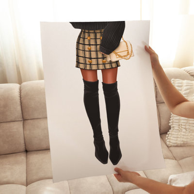 «Fashion and Glam Fashion Babe II», reproduction d'art sans cadre