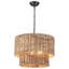Luminaire suspendu de style campagnard à 5 lumières Kaetlin-2073234322